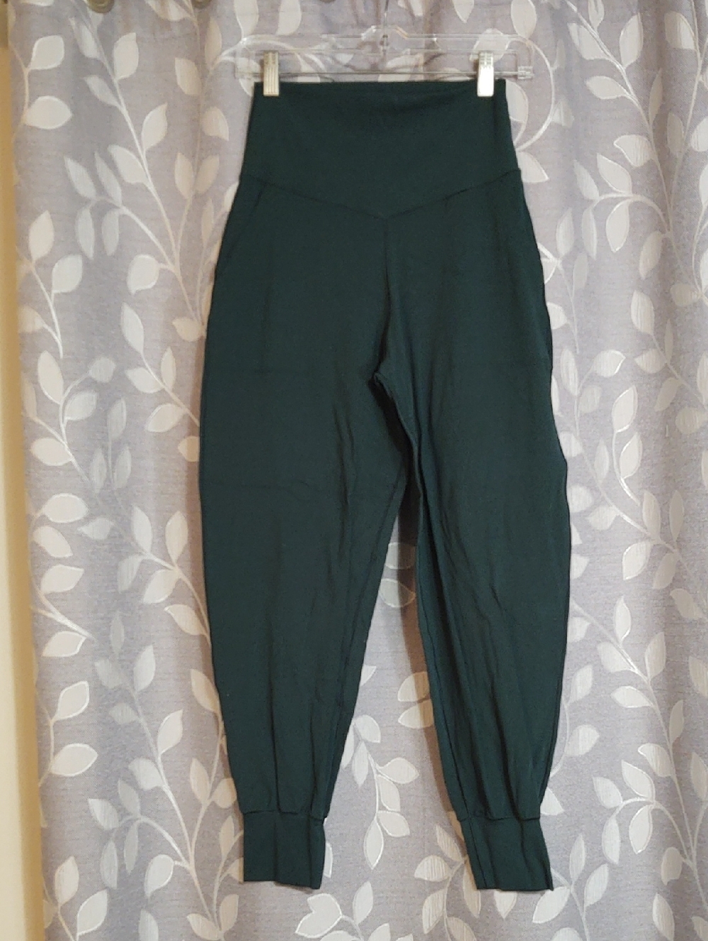 Offline by Aerie High-Waist Dark Teal Green Jogger Pants size M